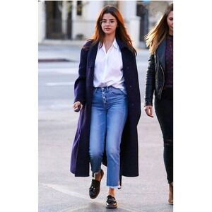 Stuart Weitzman Manila Tassel Oxfords Loafer Women's 7.5 Burgundy Shiny Leather